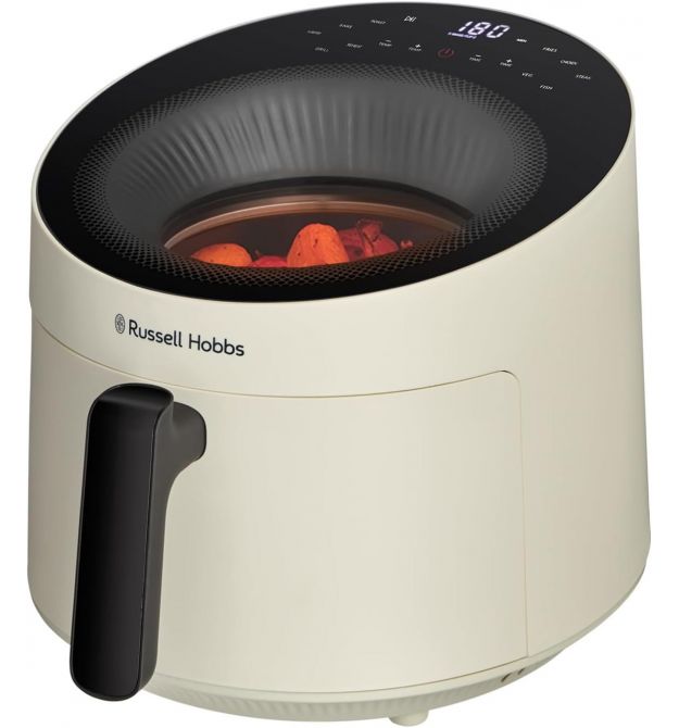 Russell Hobbs Мультипечь Satisfry Panoramic- 1500Вт, чаша-5л, сенсорне управл., 10 авто. программ, пластик/стекло, кремовый