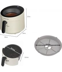 Russell Hobbs Мультипечь Satisfry Panoramic- 1500Вт, чаша-5л, сенсорне управл., 10 авто. программ, пластик/стекло, кремовый