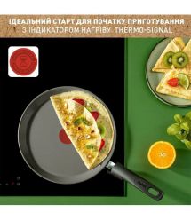Tefal Сковорода для блинов Renewal, 25см, алюминий, бакелит, серый