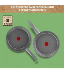 Tefal Сковорода для блинов Renewal, 25см, алюминий, бакелит, серый