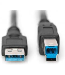 Digitus Кабель USB 3.0 (AM/BM) 1.8м, черный