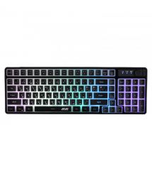 2E Gaming Клавиатура мембранная KG390 100key, USB-A/WL/BT, EN/UA, RGB, черный