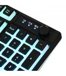2E Gaming Клавиатура мембранная KG390 100key, USB-A/WL/BT, EN/UA, RGB, черный