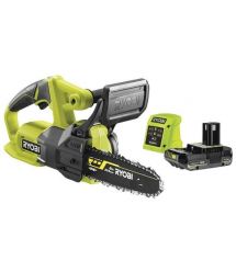Ryobi Пила цепная аккумуляторная ONE+ RY18CS20A-125 18В акб 1х2.5А·ч ЗУ 20см 2.3кг