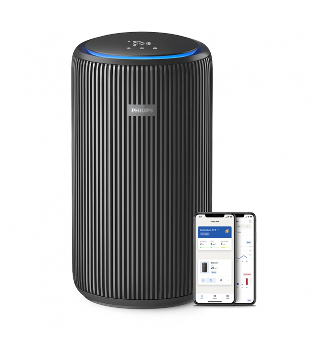 Philips Очиститель воздуха PureProtect 3200, 135м2, 520м3/час, HEPA +угольный фильтр, Wi-Fi, 5 режимов, cине-серый