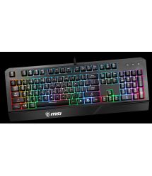 MSI Клавиатура мембранная Vigor GK20 UA 104key, USB-A, EN/UKR/RU, ColorLED, черный