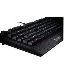 MSI Клавиатура мембранная Vigor GK20 UA 104key, USB-A, EN/UKR/RU, ColorLED, черный