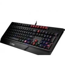 MSI Клавиатура мембранная Vigor GK20 UA 104key, USB-A, EN/UKR/RU, ColorLED, черный