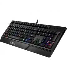 MSI Клавиатура мембранная Vigor GK20 UA 104key, USB-A, EN/UKR/RU, ColorLED, черный