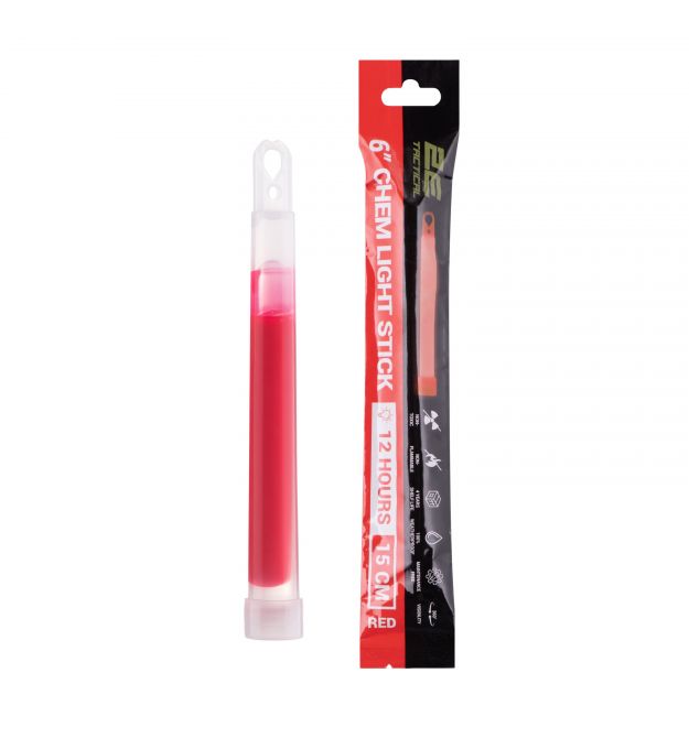 2E Tactical Химический источник света GS6, 15см, 12 часов, красный - 50 шт