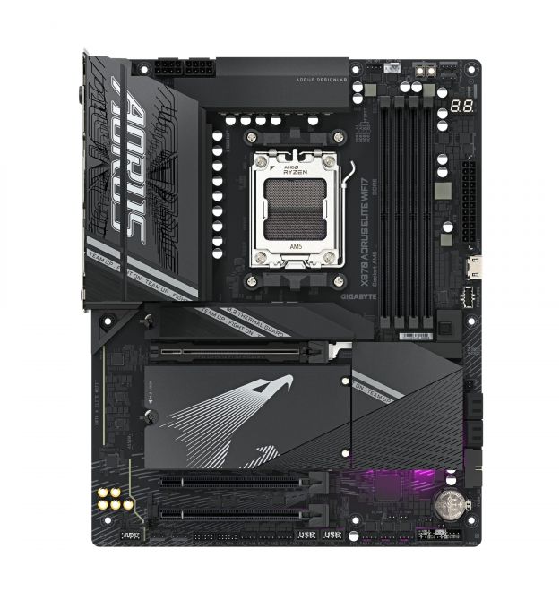 Gigabyte Материнская плата X870 A ELITE WIFI7 sAM5 X870 4xDDR5 M.2 HDMI ATX