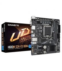 Gigabyte Материнская плата H610M S2H V3 DDR4 s1700 H610 2xDDR4 HDMI DP D-Sub mATX
