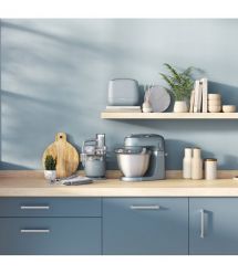 Kenwood Комплект кух.,машина+измельчитель+миксер Go, 800Вт, чаша-металл, корпус-металл, насадок-3, синий