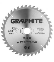 Neo Tools Диск пильный по дереву, 235х30мм, 40 зубов