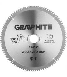 Neo Tools Диск пильный Graphite по алюминию, 235х30мм, 100 зубов