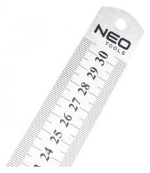 Neo Tools Линейка, нержавеющая сталь, 300мм
