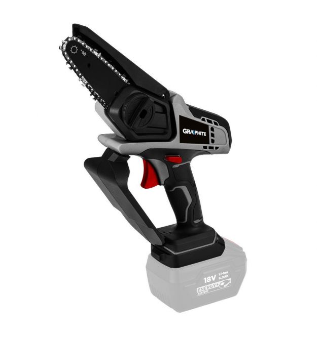 Neo Tools Пила цепная аккумуляторная Graphite Energy+ 18В Li-lon 10см 4.6м/сек 1.25кг без АКБ и ЗП