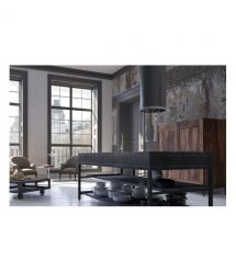 Faber Вытяжка островная, 37см, 1169м.куб/ч, Corinthia Isola Ev8+ Dg Matt/Concrete A37, темно-серый матовый