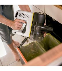 Karcher Пылесос беспроводный VC 4 Cordless myHome, конт пыль -0.65л, автон. раб. до 30мин, вес-2.4кг, белый