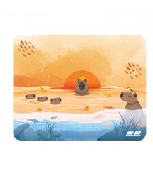 2E Коврик для мыши CAPYBARRA, S(250x200x2мм), жёлтый