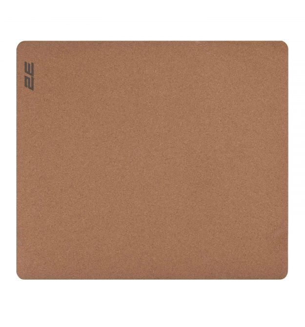 2E Коврик для мыши CORK, M(450x400x2мм), коричневий