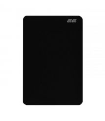 2E Коврик для мыши SHINY, S(300x200x2мм), чёрный