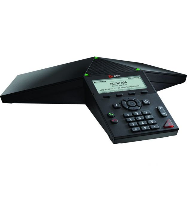 Poly SIP-конференц телефон Trio 8300, RJ45, USB-A, Micro USB, PoE, черный
