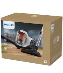 Philips Пылесос контейнерный Series 1000, 750Вт, конт пыль -1.3л, вес-3.5кг, Super Clean Air, белый