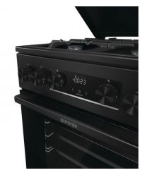 Gorenje Плита комби, 70л, 50x60см, дисплей, чугун, черный