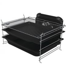 Gorenje Плита комби, 70л, 50x60см, дисплей, чугун, черный