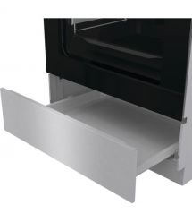 Gorenje Плита комби, 71л, 60x60см, дисплей, чугун, с крышкой, программатор IconLed,нерж