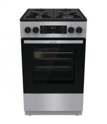 Gorenje Плита комби, 70л, 50x60см, дисплей, чугун, нерж
