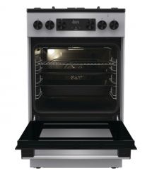 Gorenje Плита комби, 70л, 50x60см, дисплей, чугун, нерж