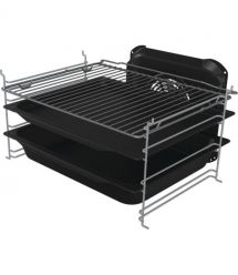 Gorenje Плита комби, 70л, 50x60см, дисплей, чугун, нерж