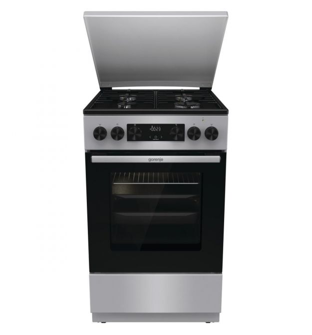 Gorenje Плита комби, 70л, 50x60см, дисплей, IconLed,эмалированные, нерж