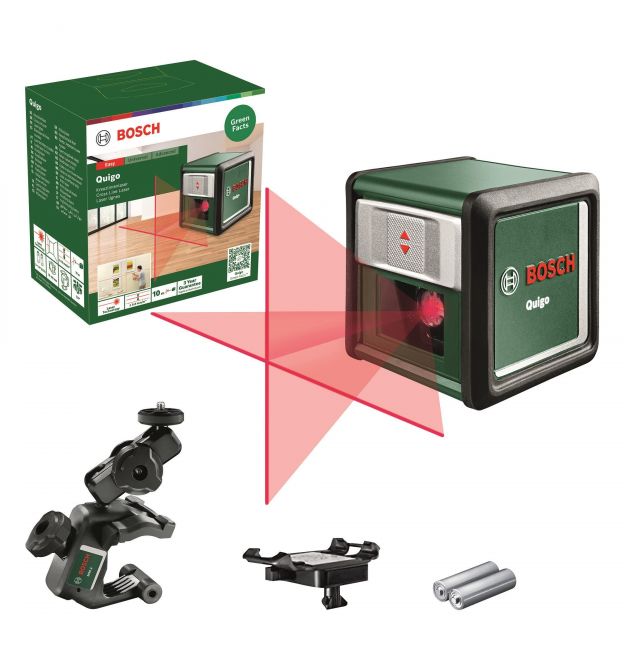 Bosch Нивелир лазерный Quigo, до 12м, 1.098кг