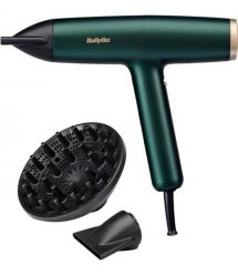 BaByliss Фен Air Power Pro, 1700Вт, режимов-3, дифузор, иониз-я, хол. обдув, зеленый