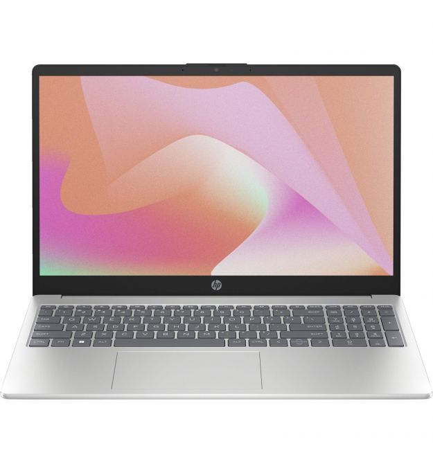 HP Ноутбук 15-fc0091ua 15.6" FHD IPS AG, AMD R3-7320U, 8GB, F1024GB, UMA, DOS, серебристый