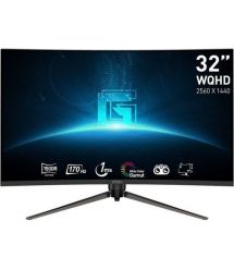 MSI Монитор 31.5" G32CQ5P 2xHDMI, DP, Audio, VA, 2560x1440, 170Hz, 1ms, sRGB 115%, CURVED, AdaptiveSync, HAS