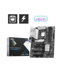 MSI Материнcкая плата PRO B860-P s1851 B860 4xDDR5 M.2 HDMI DP ATX