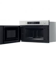 Whirlpool Микроволновая печь встраиваемая, 22л, электронное упр., 750Вт, гриль, дисплей, нерж
