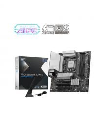 MSI Материнcкая плата PRO B860M-A WIFI s1851 B860 4xDDR5 M.2 HDMI DP WiFi BT mATX