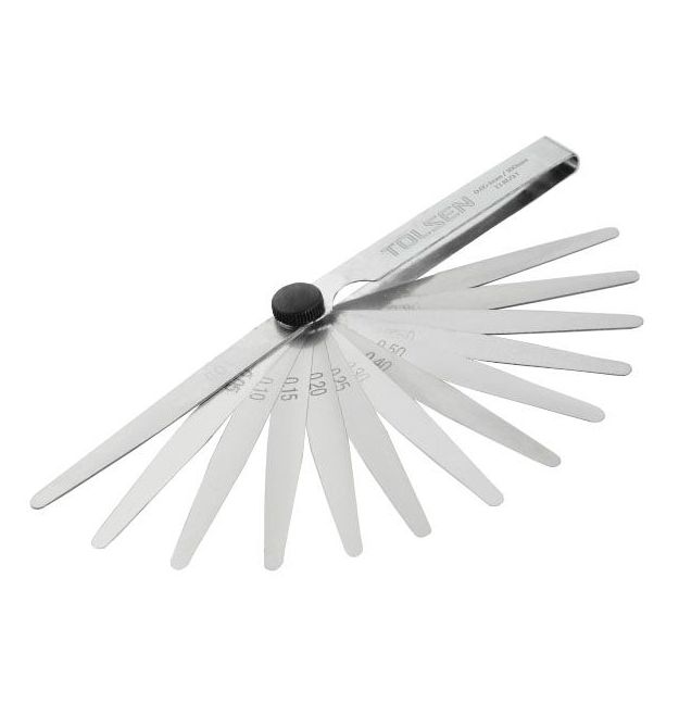 Tolsen Щупы измерительные, набор 13 пластин, 0.05-1.0мм