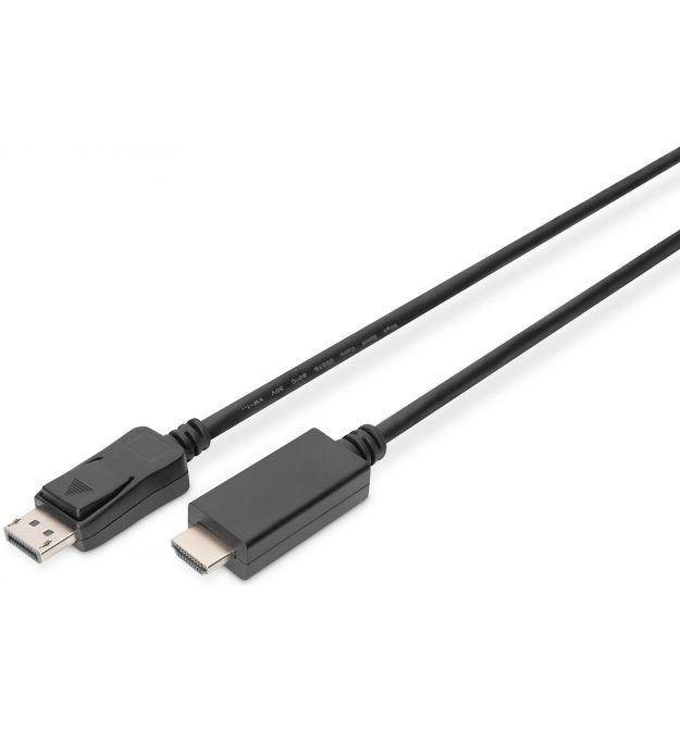 Digitus Переходник DisplayPort - HDMI UHD 4K, M/M type A, 2м
