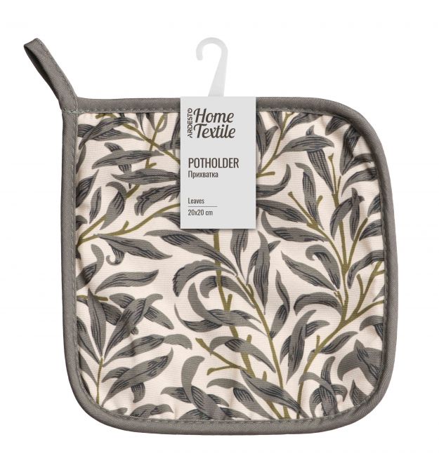 ARDESTO Прихватка Leaves 20х20см, 90% полиэстер, 10% хлопок