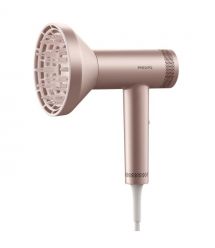 Philips Фен 8000 Series, 1400Вт, режимов-3, ионизиция, хол. обдув, турборежим, розовый