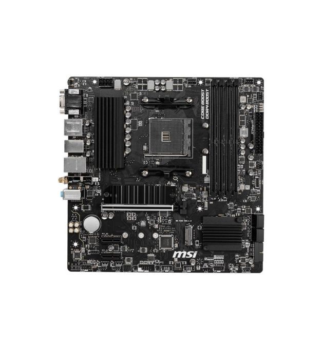 MSI Материнcкая плата B550M PRO-VDH WIFI sAM4 B550 4xDDR4 M.2 HDMI D-Sub WiFi BT mATX
