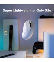 Lemokey Мышь G1 USB-A/USB-C/WL/BT, 8K, білий