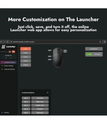 Lemokey Мышь G1 USB-A/USB-C/WL/BT, 8K, білий
