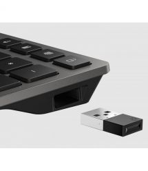 HP Клавиатура мембранная 720 Multi-Device Rechargeable, 109key, WL/BT, EN/UK, чорний